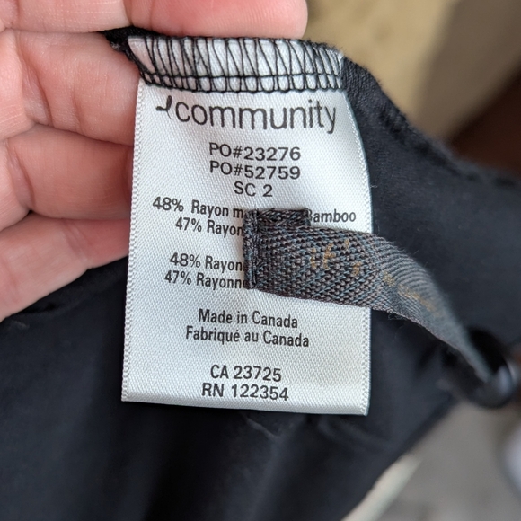 Aritzia Community Black Bamboo Wrap Cardigan - Picture 5 of 6